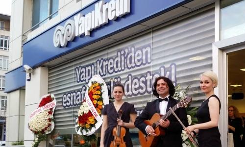YAPI KREDİ BANKASI / Bostancı Sanayi Şubesi Açılış Kokteyli Müzik Organizasyonu..